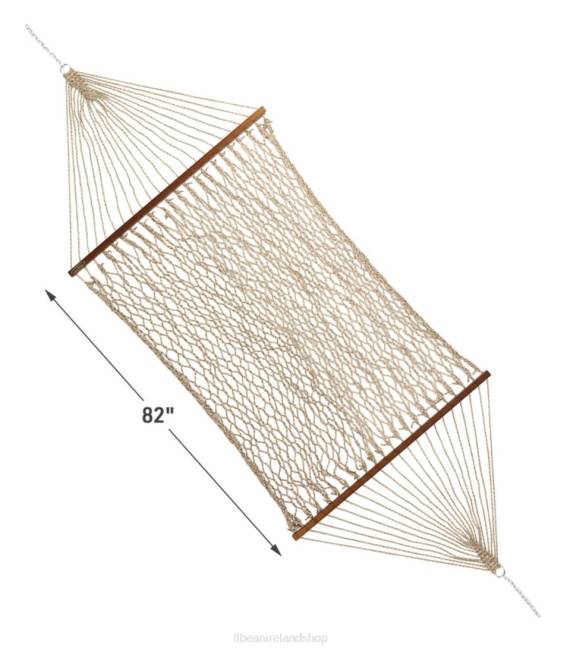 LLBean Backyard Duracord 55\\ Hammock Marled Unisex J46J2602 Backyard  Patio Brown